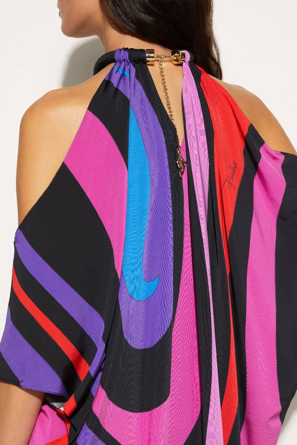 Pucci Abito kaftano con stampa Marmo Latest fashion