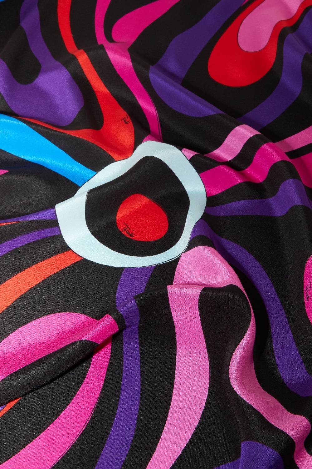 Pucci Hijab in seta con stampa Marmo Offerta temporanea