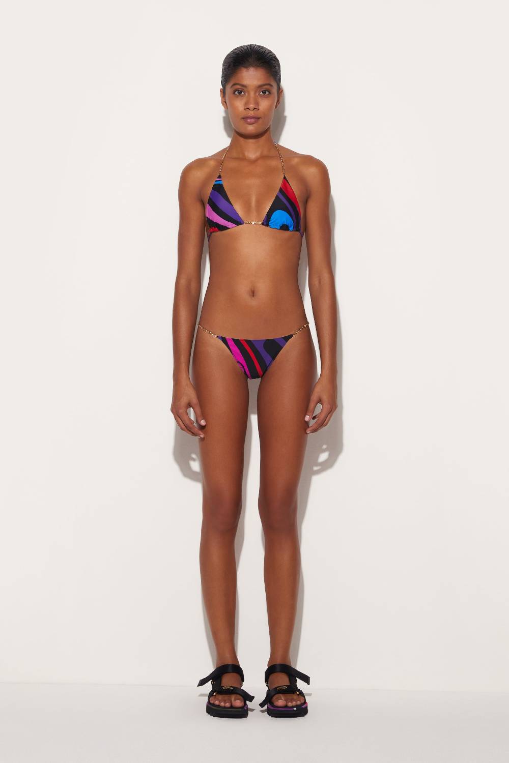 Pucci Top bikini con stampa Marmo Prezzo basso