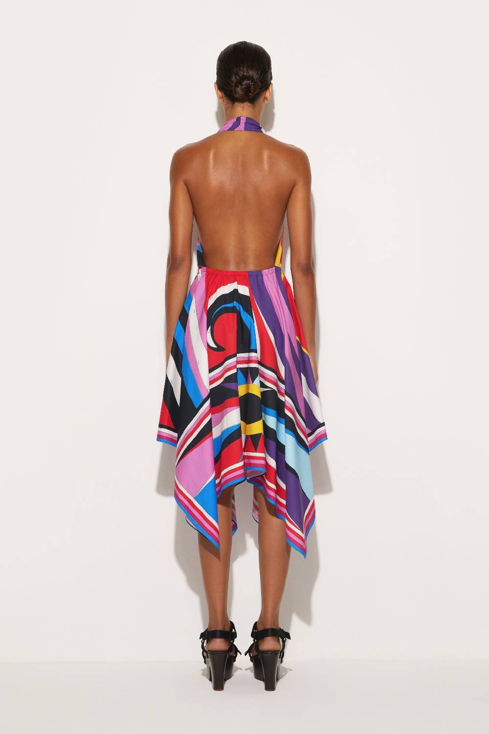 Pucci Abito con stampa Cigni Offerta settimanale