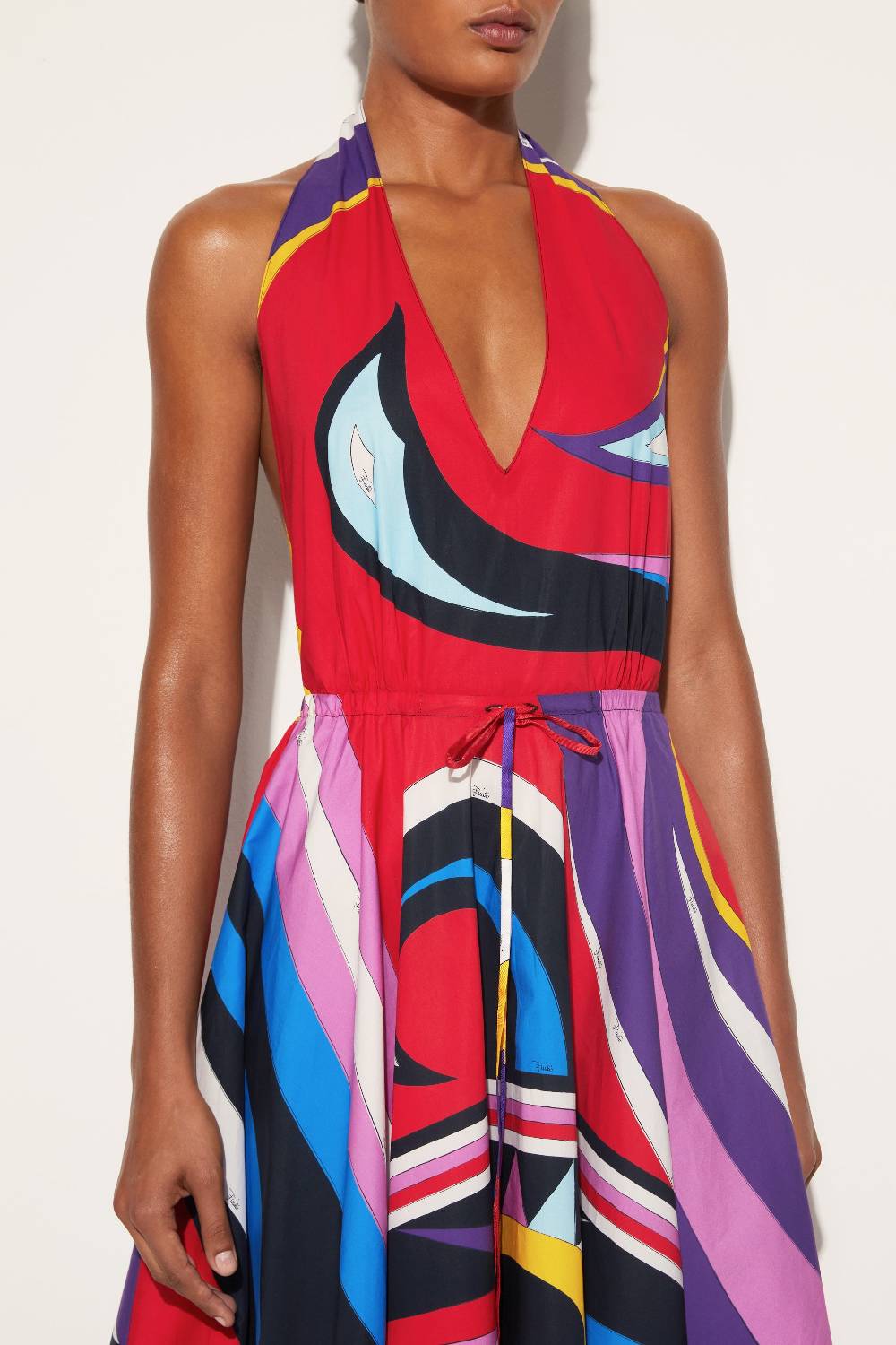 Pucci Abito con stampa Cigni Offerta settimanale