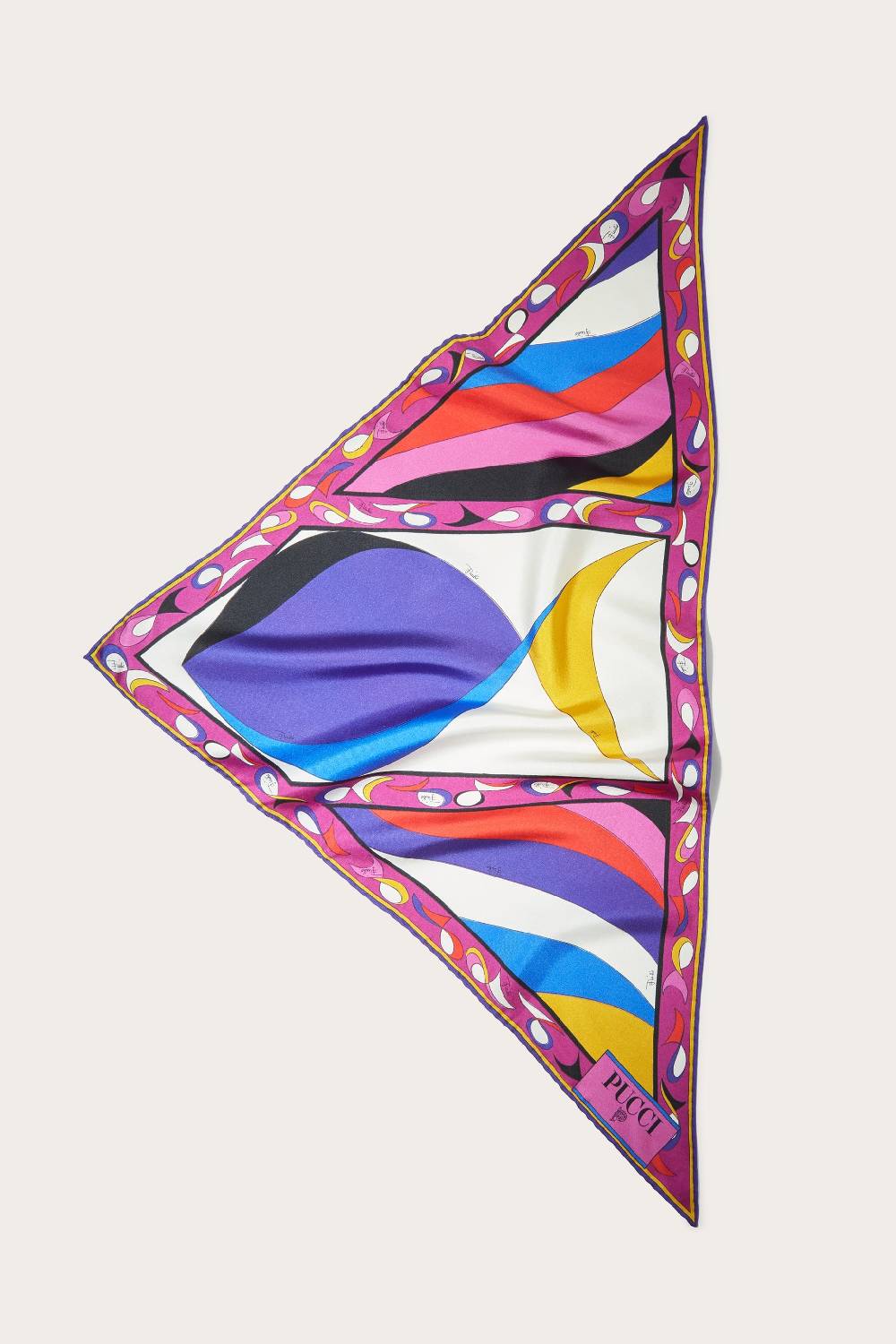 Pucci Foulard in seta con stampa Pesci Ultimi tre giorni