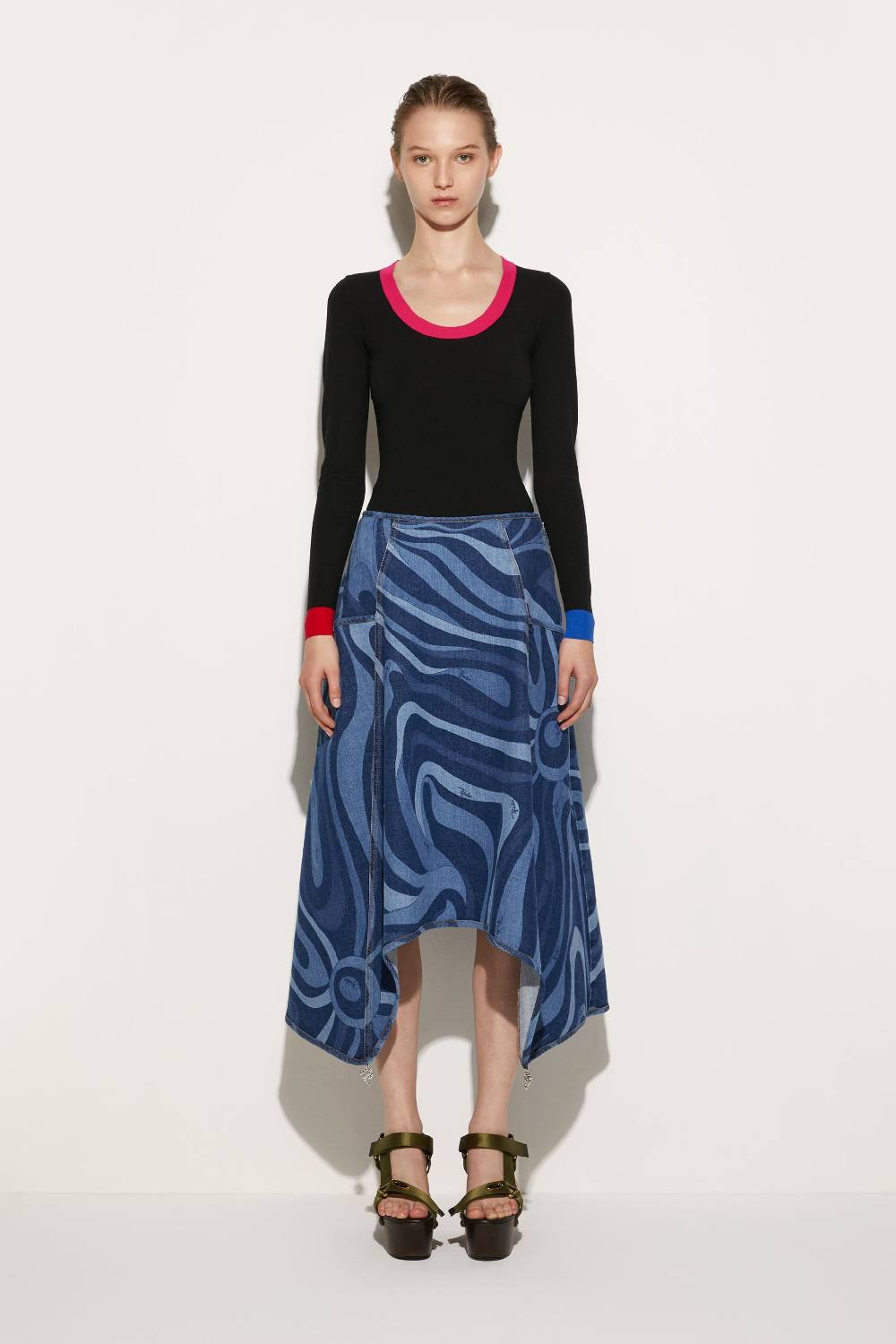 Pucci Maglione con design color-block Ultimo giorno