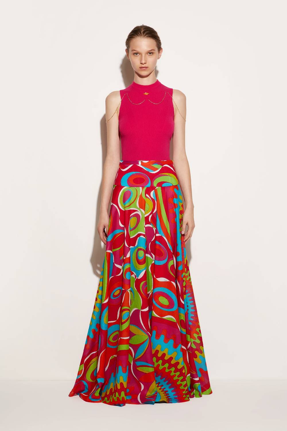 Pucci Top con dettaglio a catena Fino al 50% di sconto