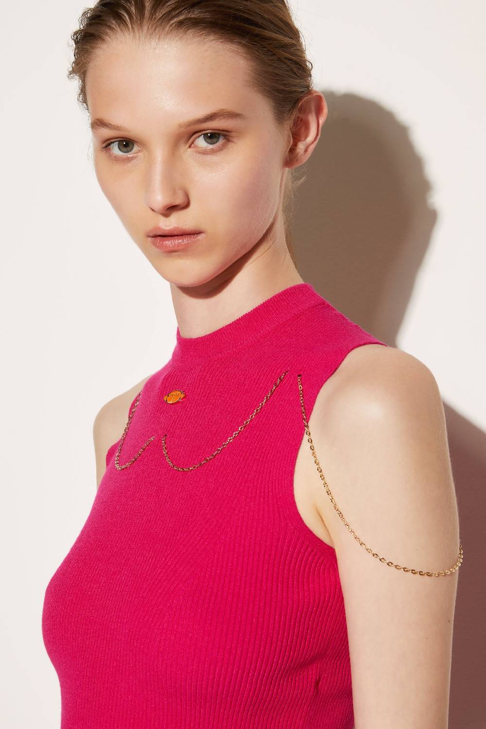 Pucci Top con dettaglio a catena Fino al 50% di sconto
