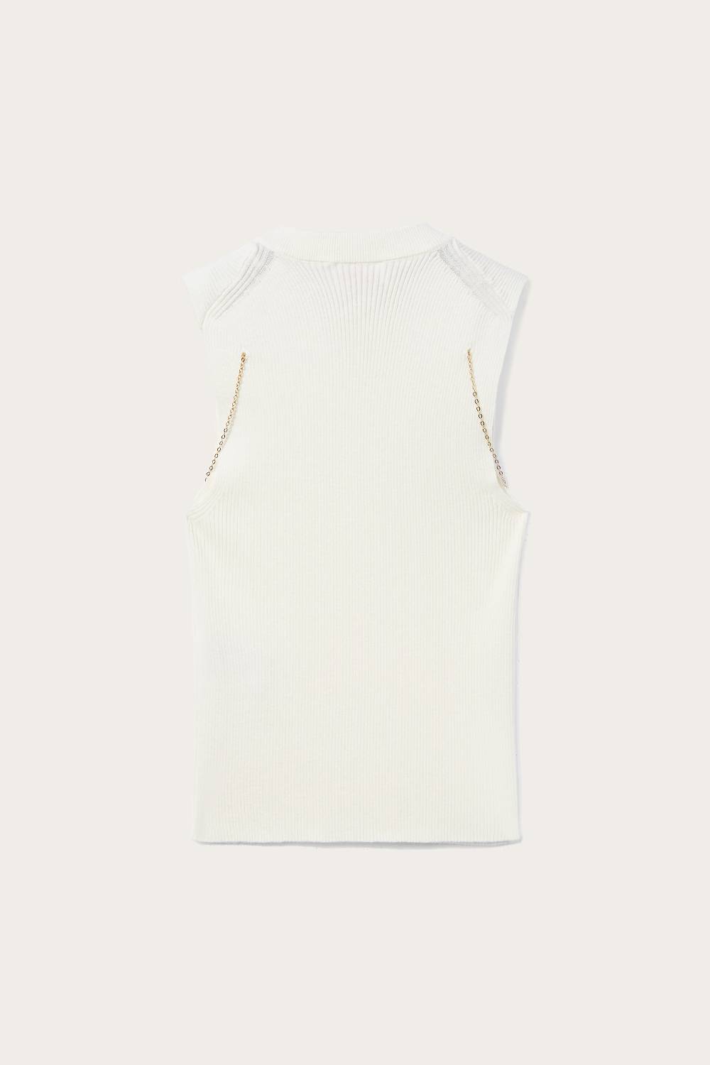 Pucci Top con dettaglio a catena Sostegno trimestrale