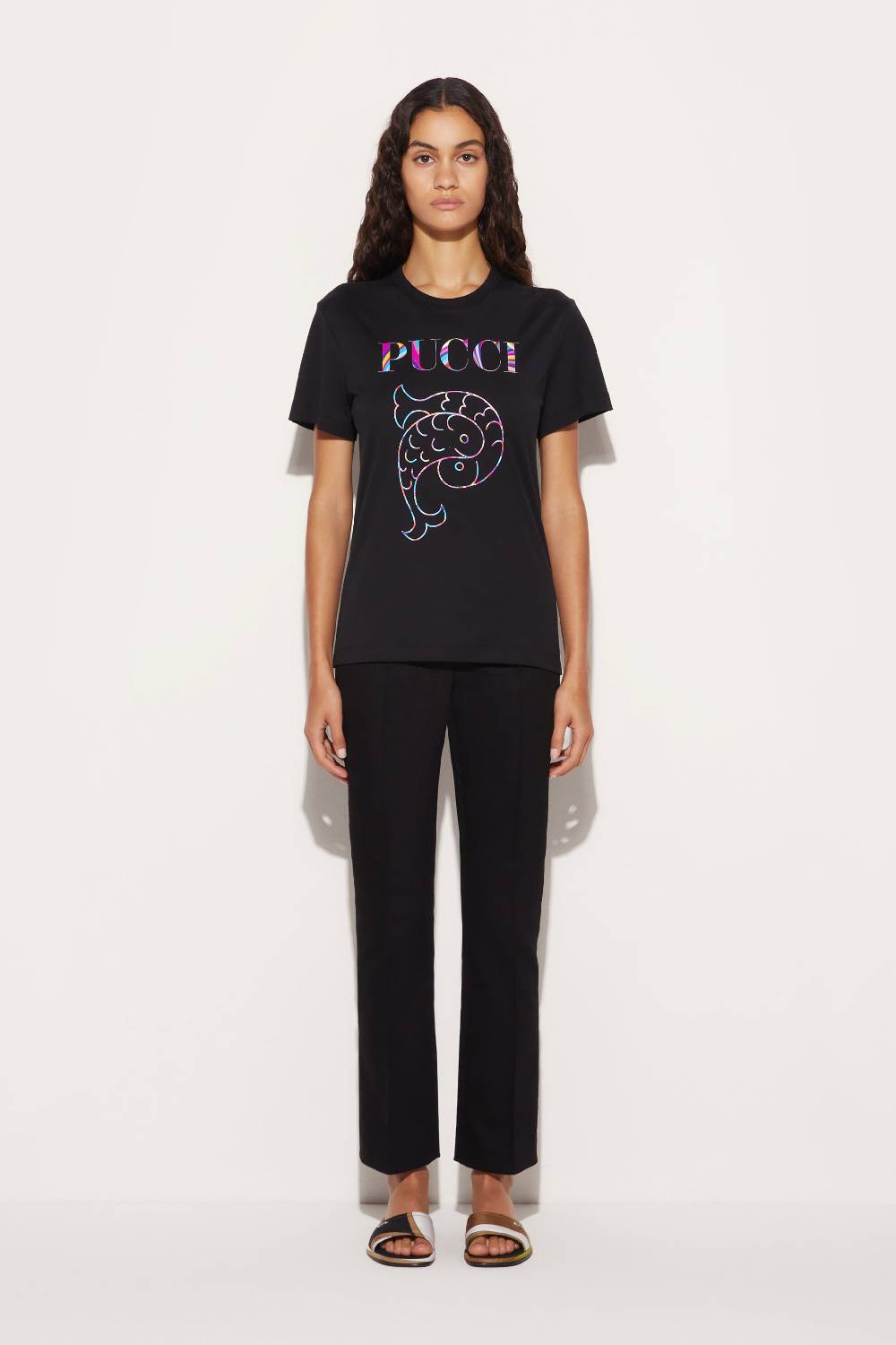 Pucci T-shirt con logo 50% di sconto con spedizione gratuita