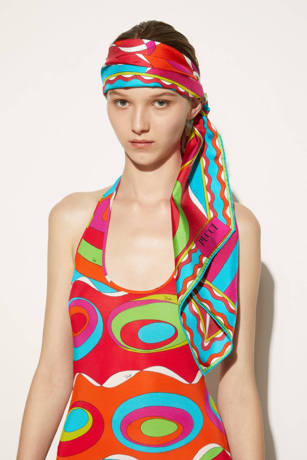 Pucci Foulard in seta con stampa Bersaglio Limitato a 3 giorni