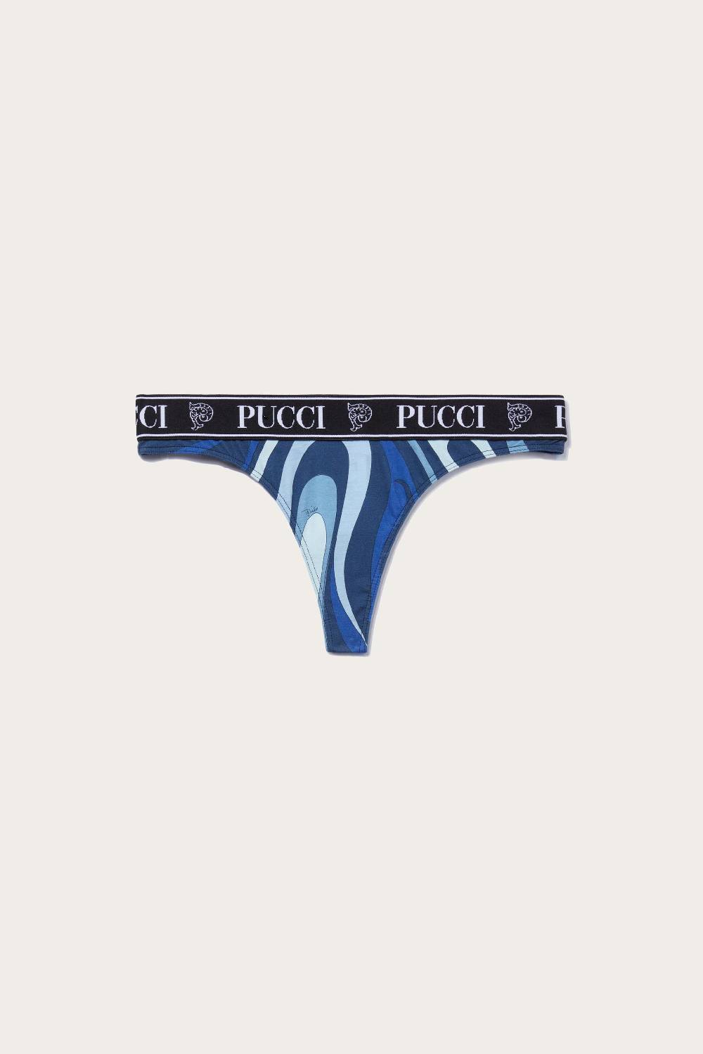 Pucci 3 Pack Tanga con logo jacquard Italy