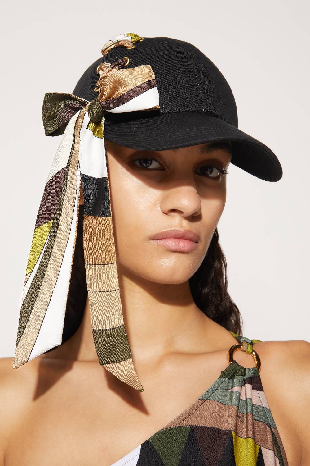 Pucci Cappello da baseball con inserto Iride Italia