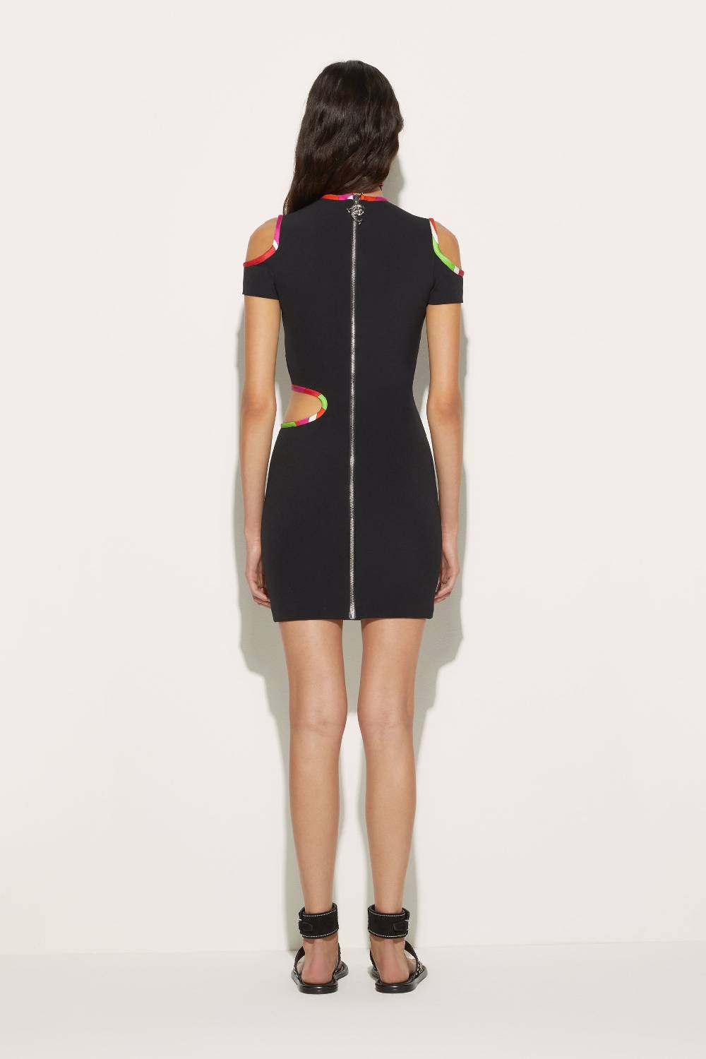Pucci Mini abito con cut-out e finiture Iride In Linea