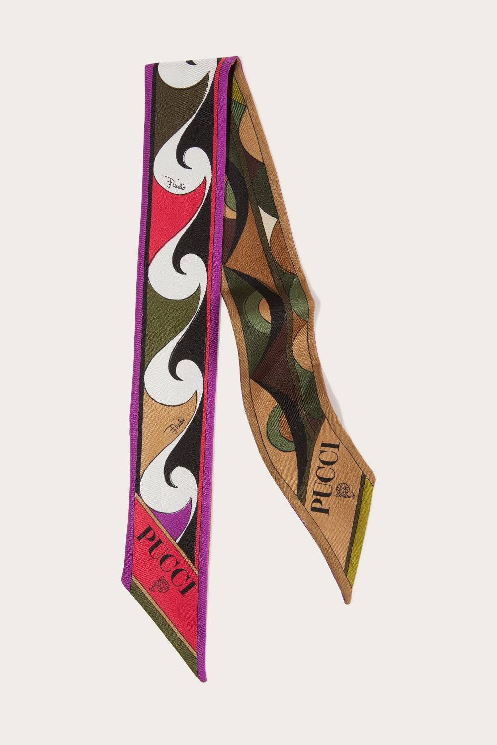 Pucci Foulard in seta con stampa Rombi Promozione