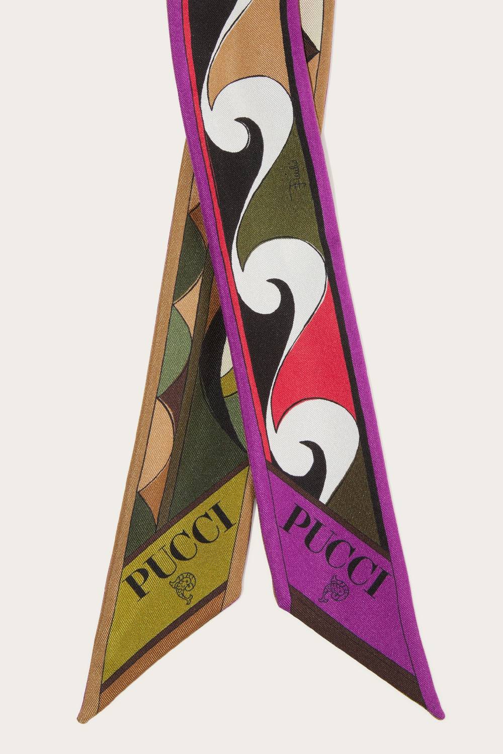 Pucci Foulard in seta con stampa Rombi Promozione