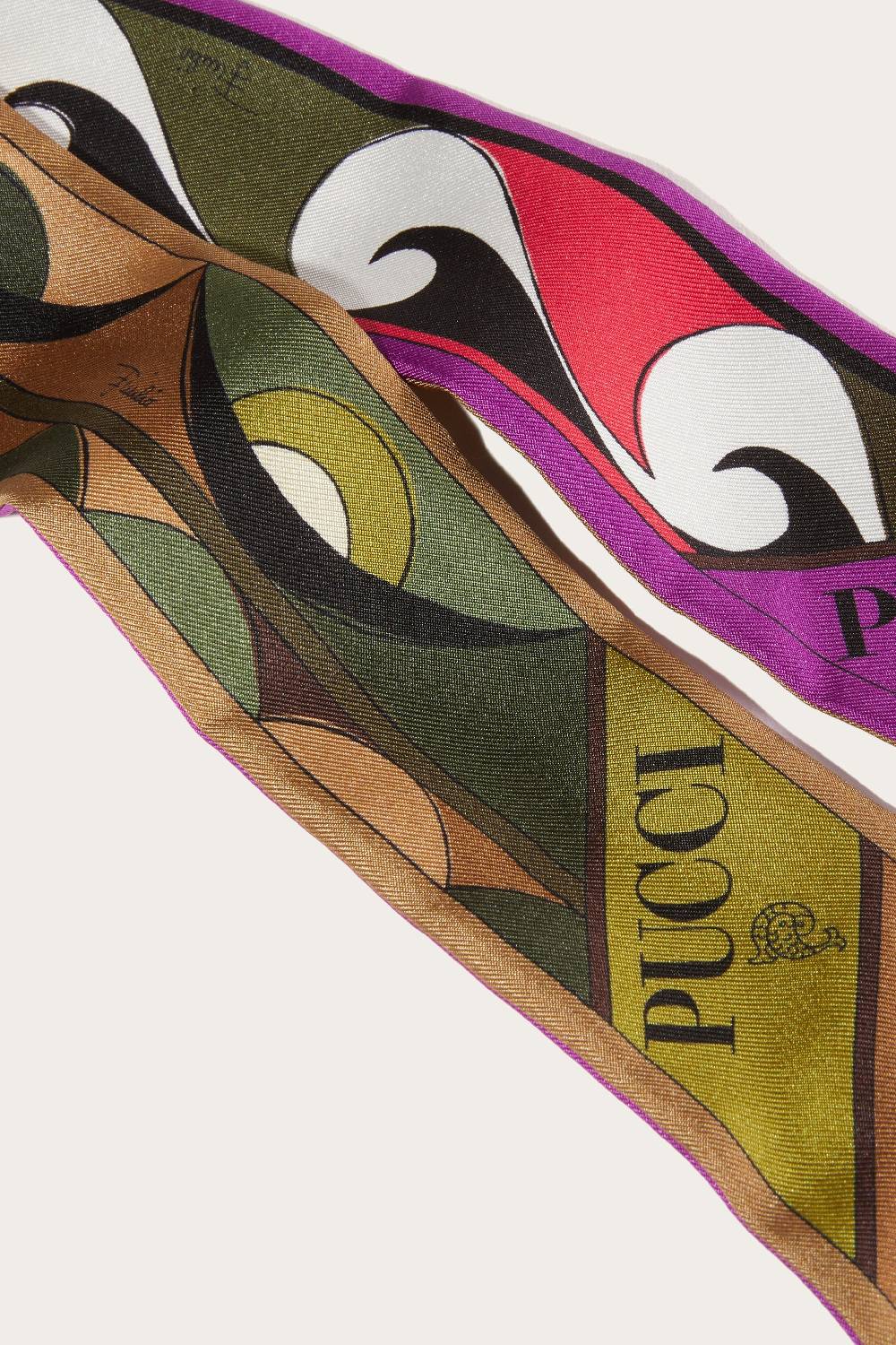 Pucci Foulard in seta con stampa Rombi Promozione