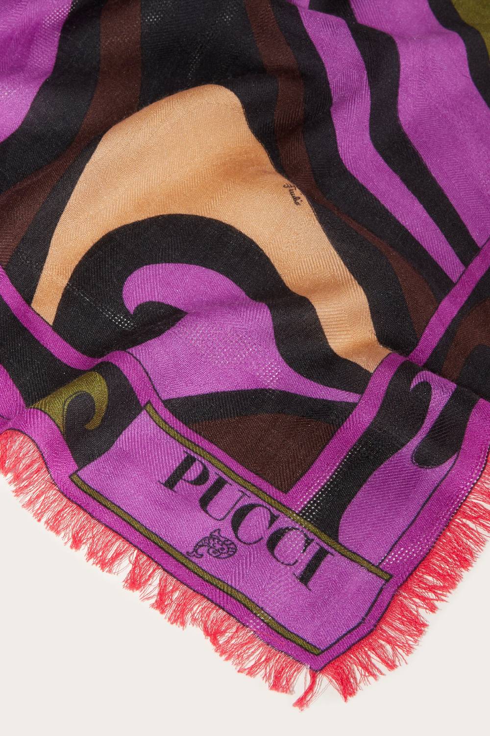 Pucci Foulard grande jacquard con motivo Marmo Fino Al -60%