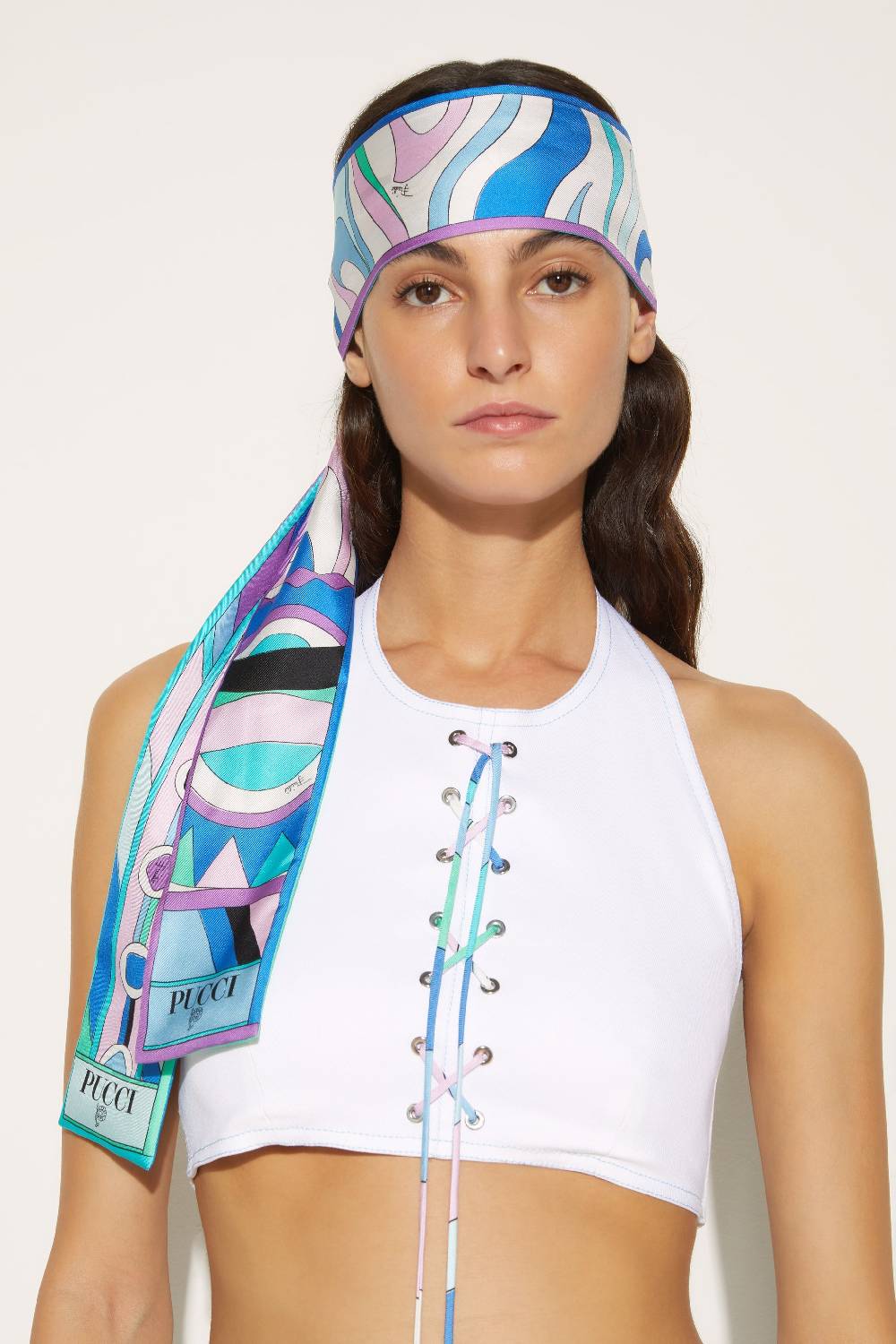 Pucci Foulard in seta con stampa Vivara Saldi