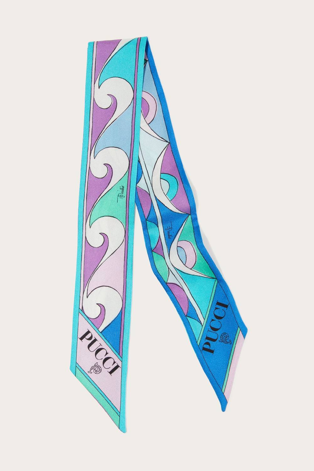 Pucci Foulard in seta con stampa Rombi Offerte