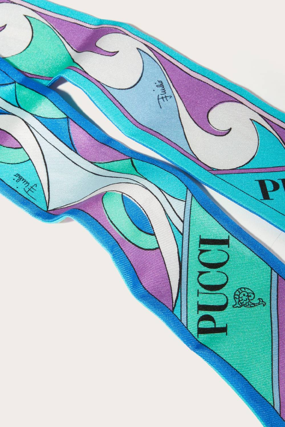 Pucci Foulard in seta con stampa Rombi Offerte