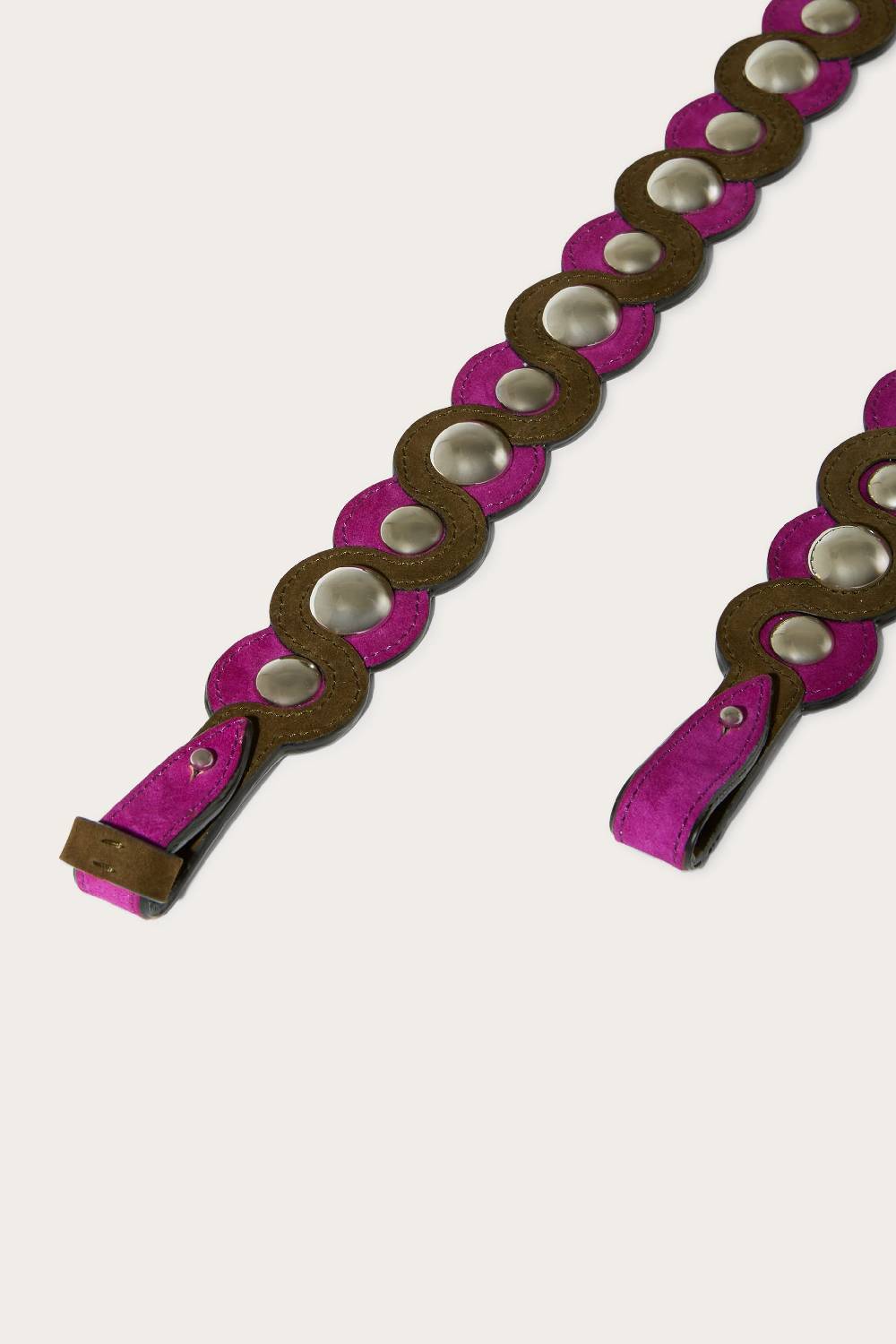 Pucci Tracolla con borchie in pelle scamosciata Fornitura limitata