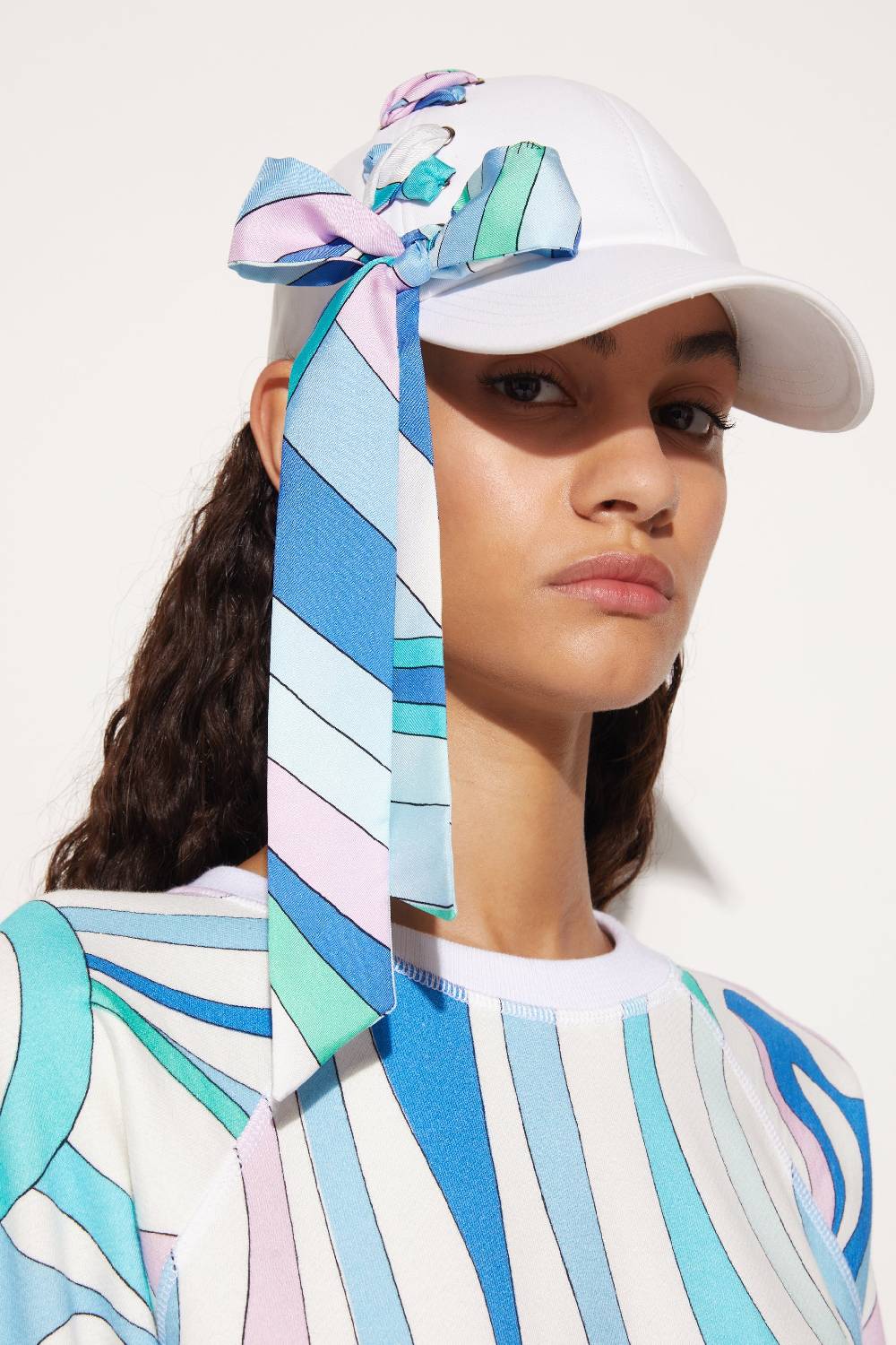 Pucci Cappello da baseball con inserto Iride Online Outlet