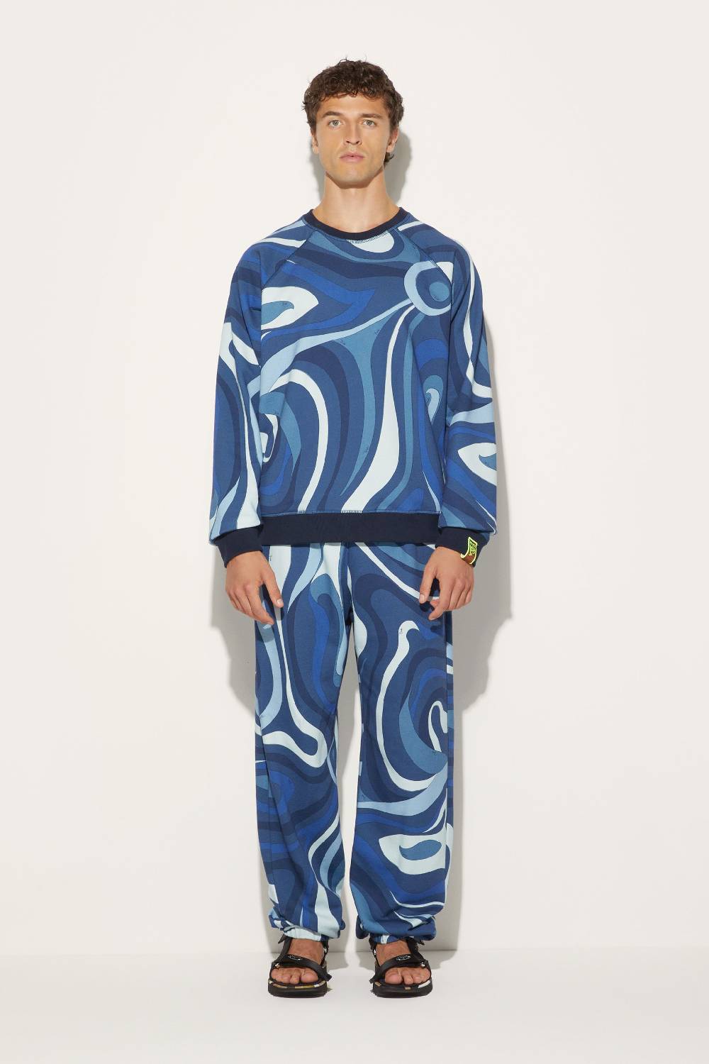 Pucci Felpa con stampa Marmo Offerte speciali