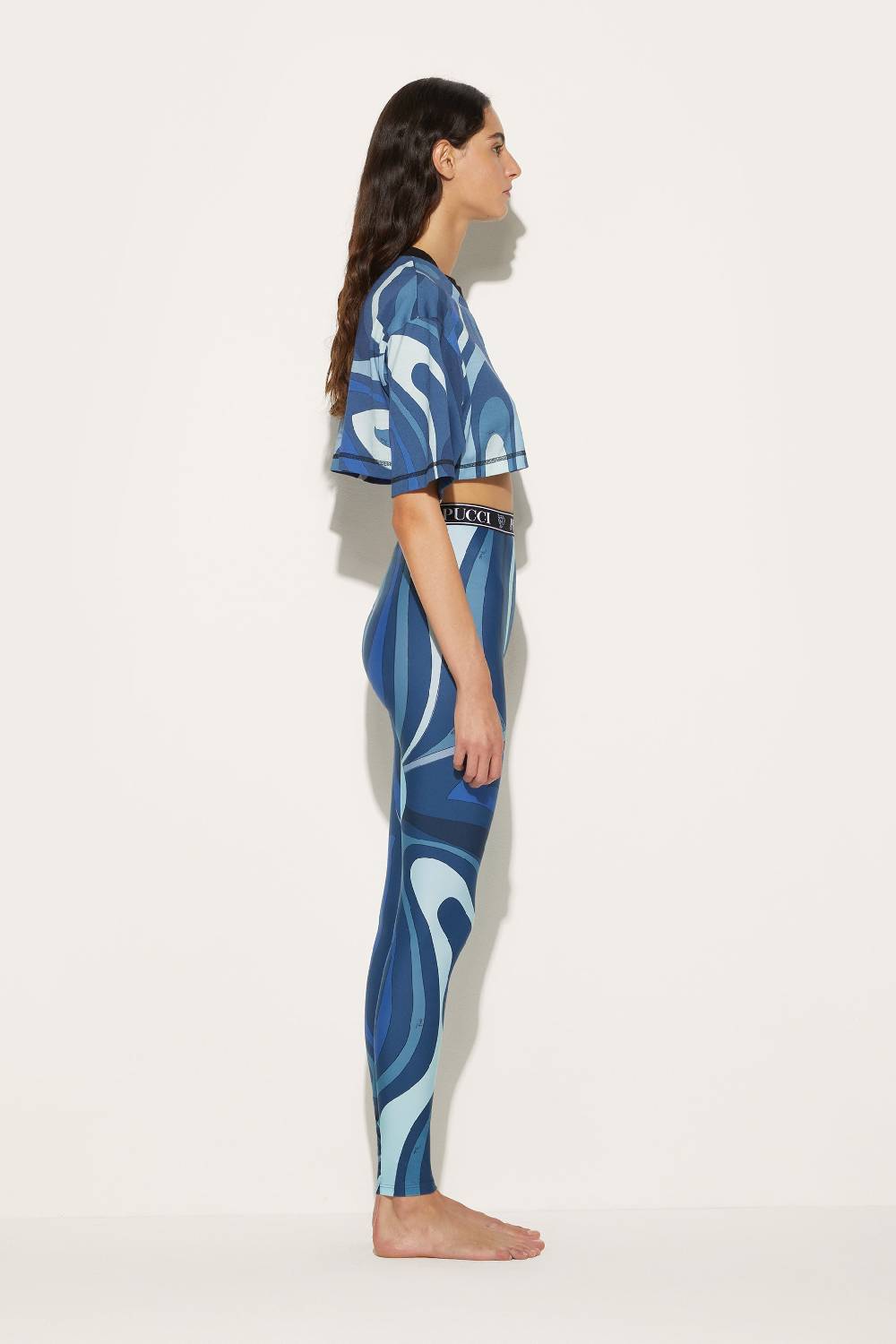 Pucci Crop top con stampa Marmo Offerta settimanale