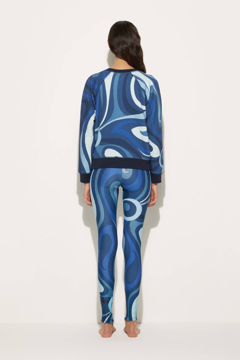 Pucci Felpa con stampa Marmo Ritorno libero