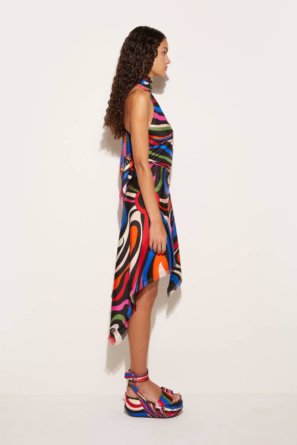 Pucci Top in seta con stampa Marmo Fino al 50% di sconto