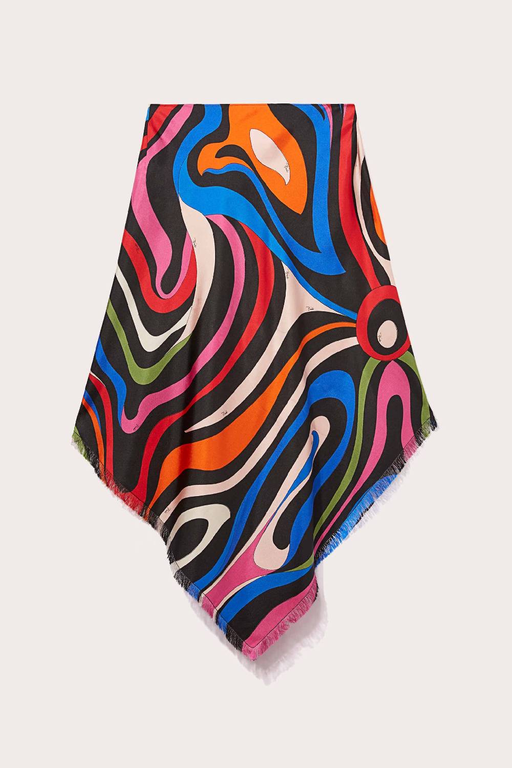 Pucci Gonna in seta con stampa Marmo Fino al 60% di sconto