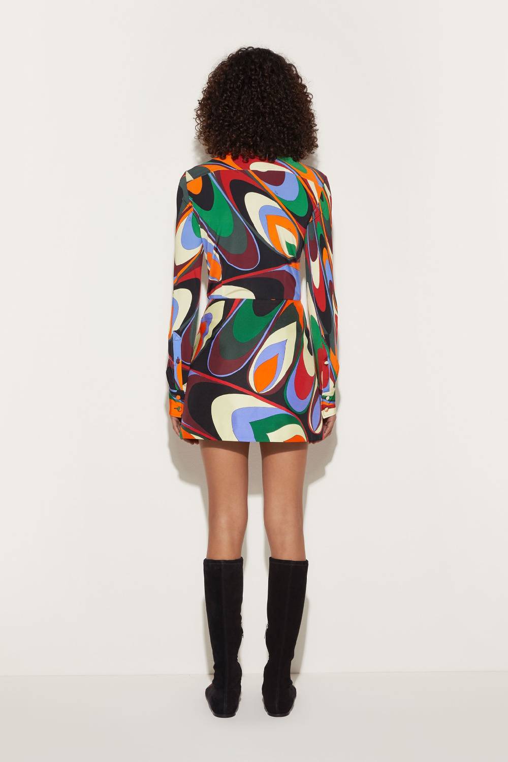 Pucci Camicia in seta con stampa Onde Duty-free