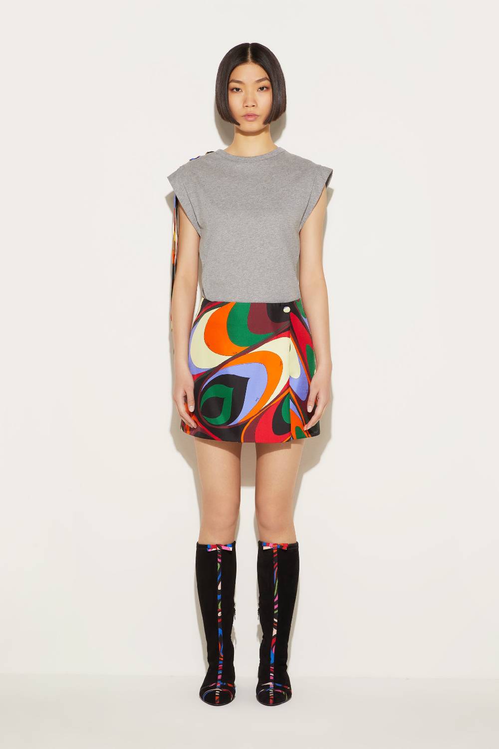 Pucci Top con inserto Iride Soddisfazione Garantita