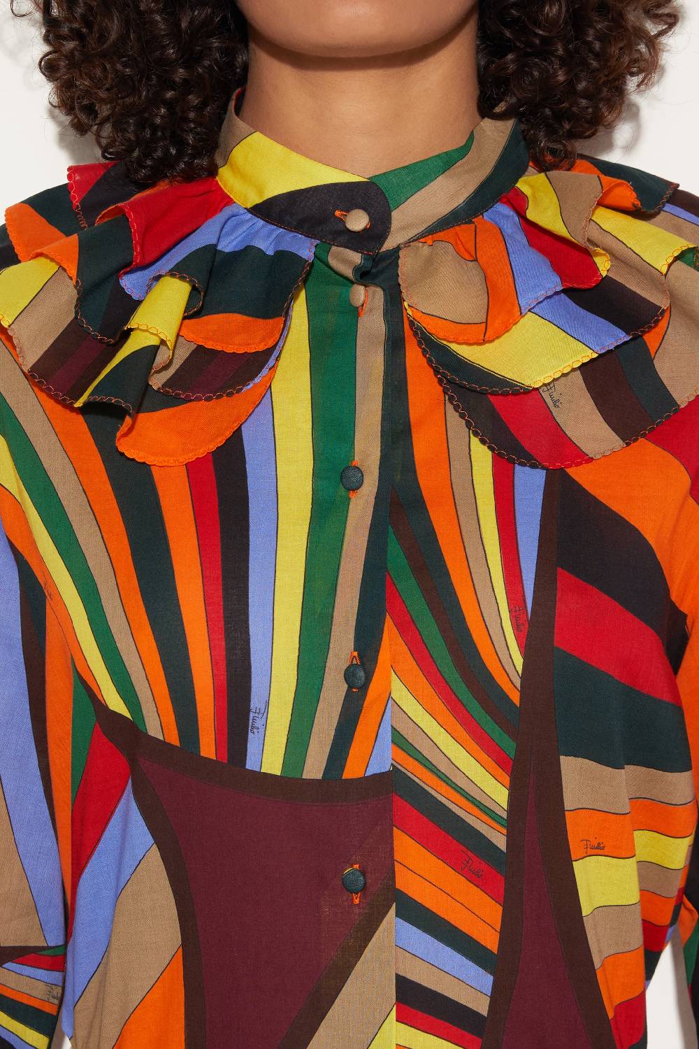 Pucci Camicia con stampa Iride Qualità Garantita