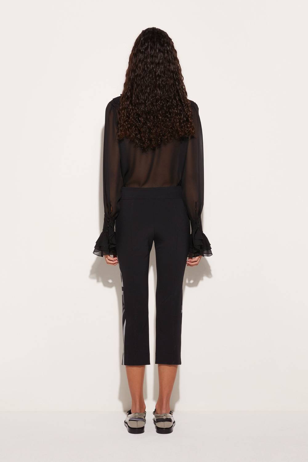 Pucci Pantaloni cropped con stampa Marmo Affare Del Giorno