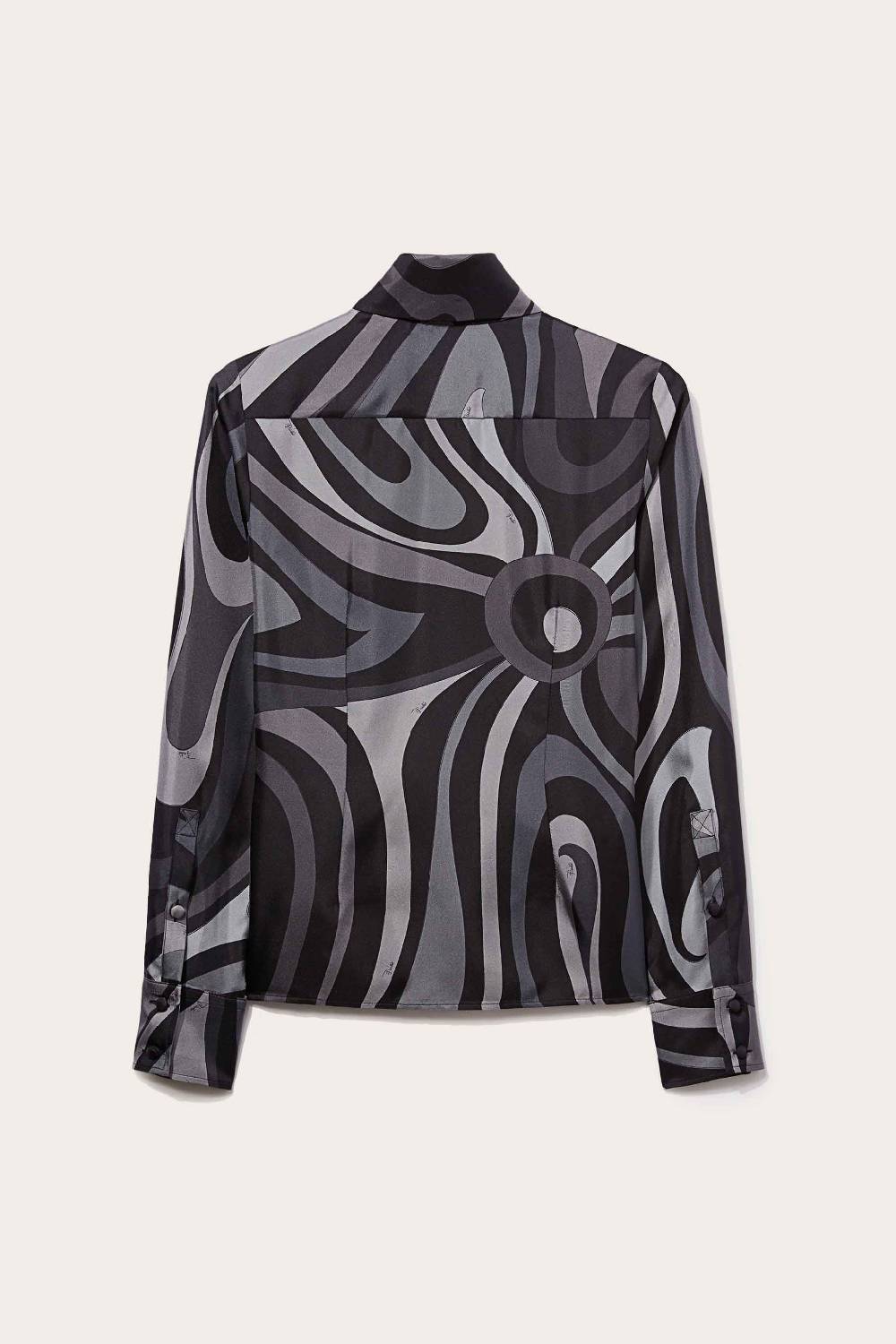 Pucci Marmo-Print Silk-Twill Shirt Prezzo Ridotto