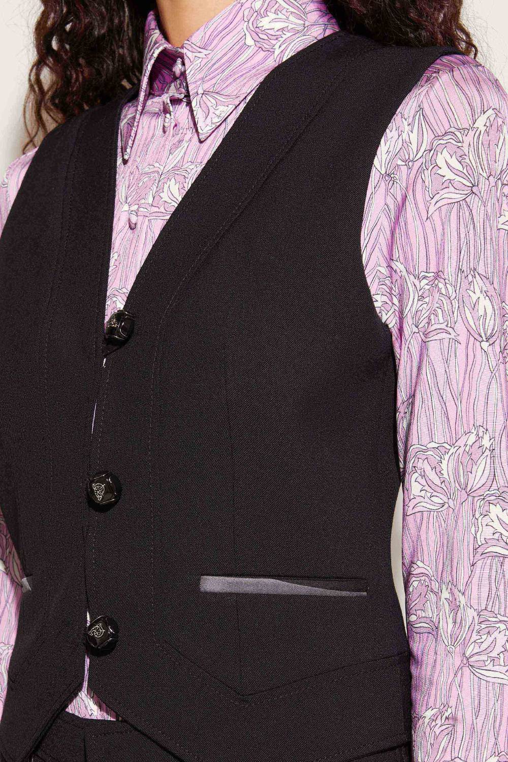 Pucci Gilet con finiture Marmo Sottocosto