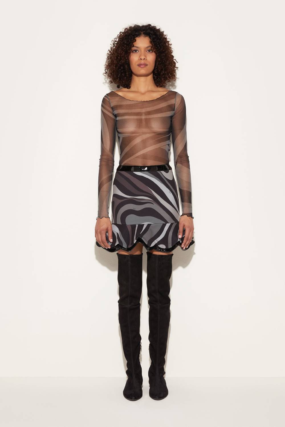 Pucci Top con stampa Iride Convenienza
