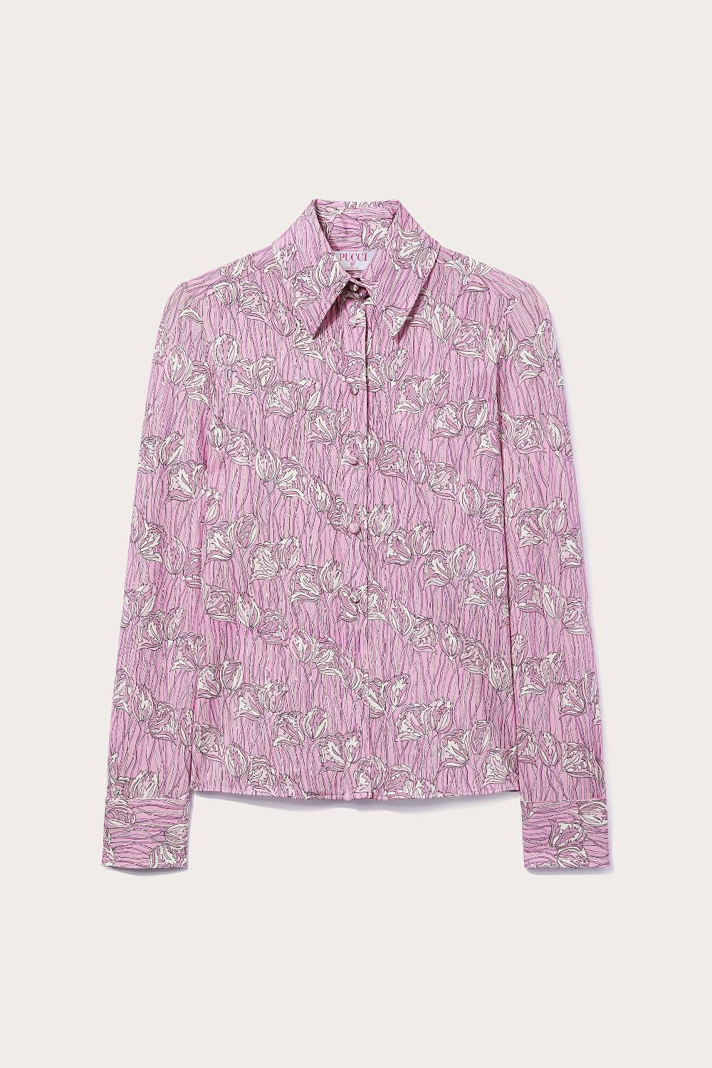 Pucci Camicia con stampa Fior di Loto Vendita Calda