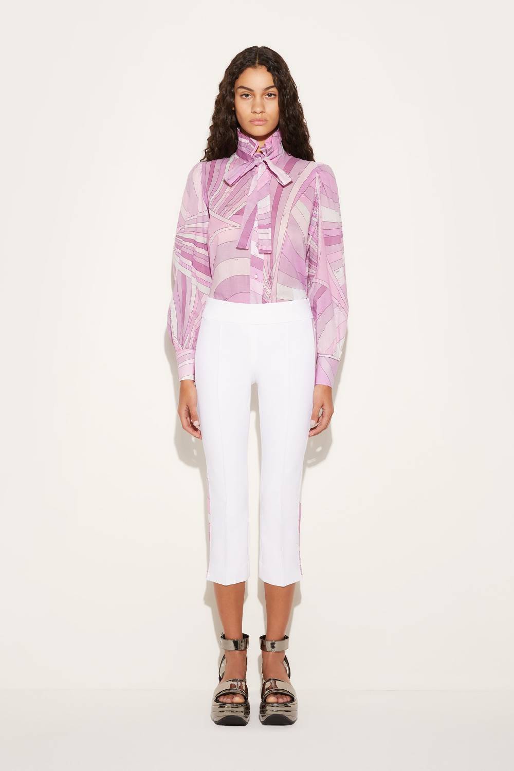 Pucci Pantaloni crop con inserti Iride Vendite Flash