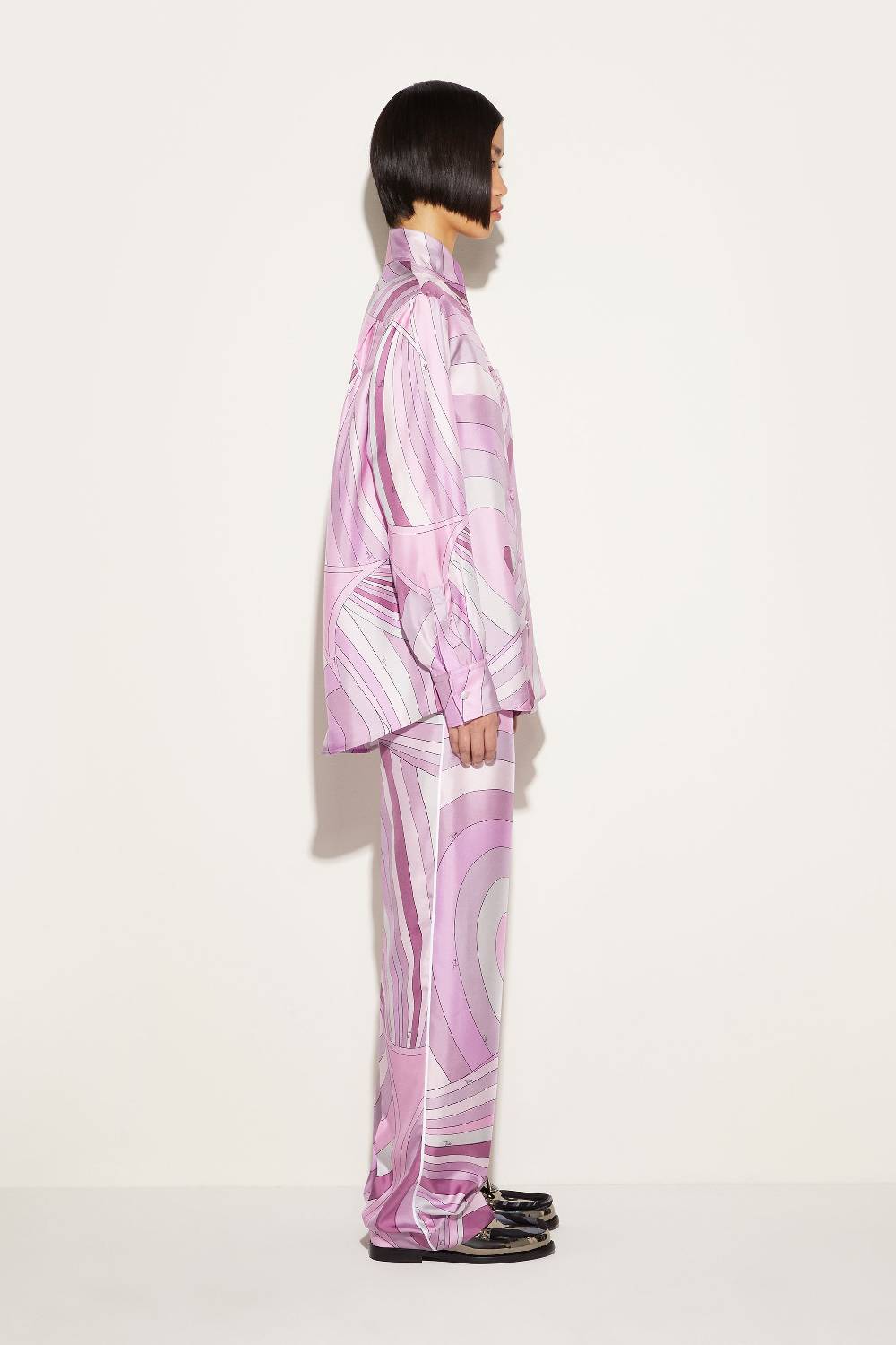 Pucci Camicia in seta con stampa Iride Negozio online di fabbrica