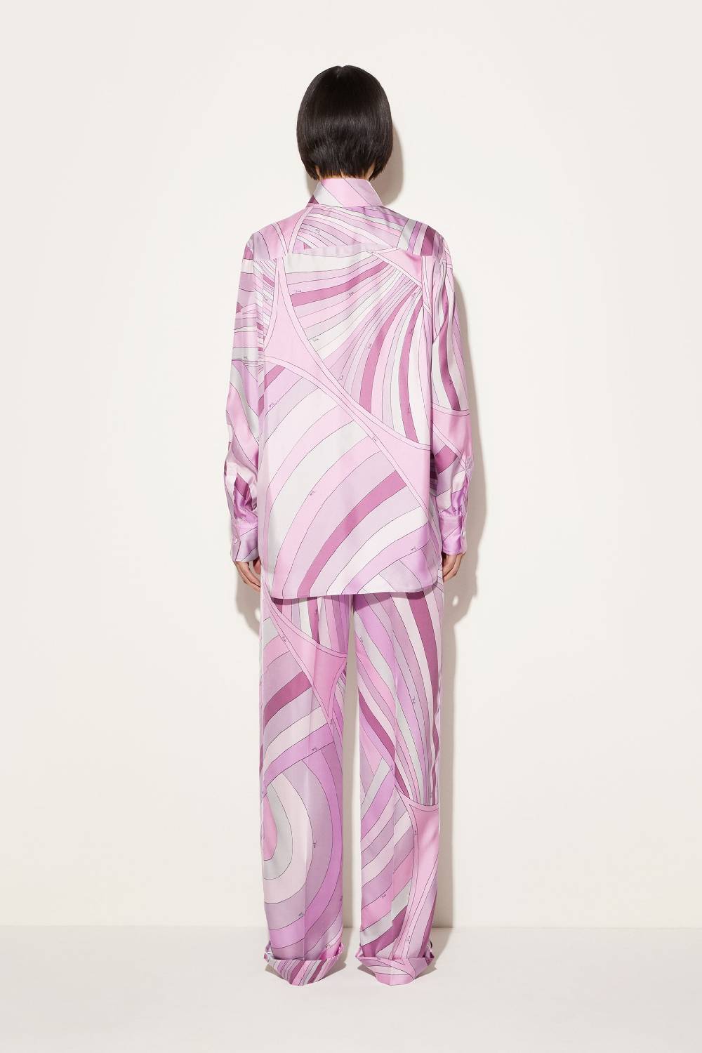 Pucci Camicia in seta con stampa Iride Negozio online di fabbrica