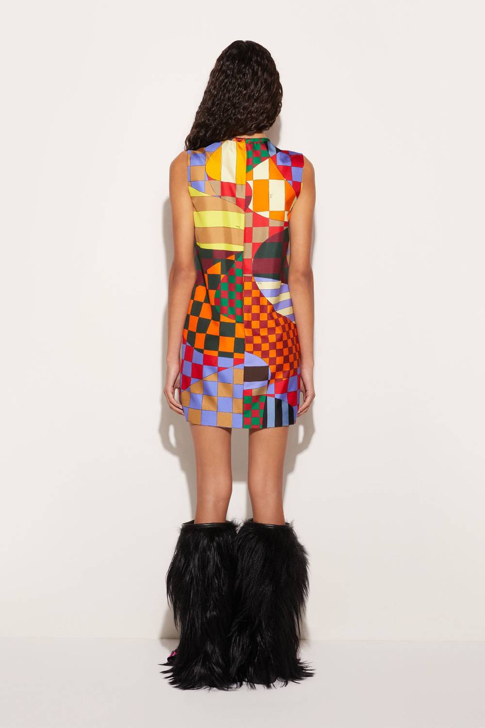 Pucci Mini abito in seta con stampa Giardino Black Friday