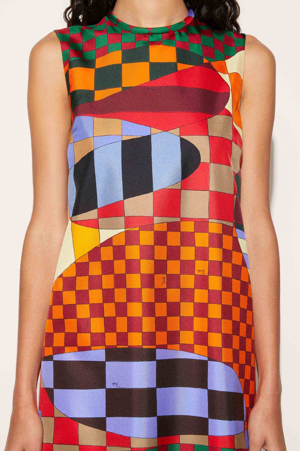 Pucci Mini abito in seta con stampa Giardino Black Friday