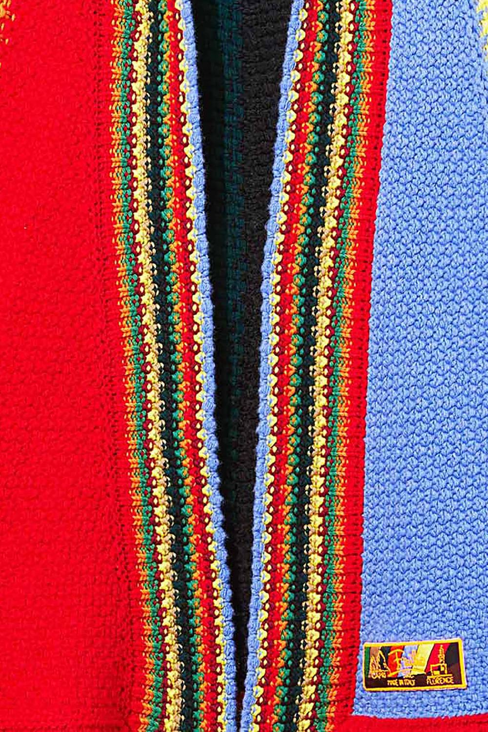 Pucci Mantella colour-block in lana Offerta Pasqua