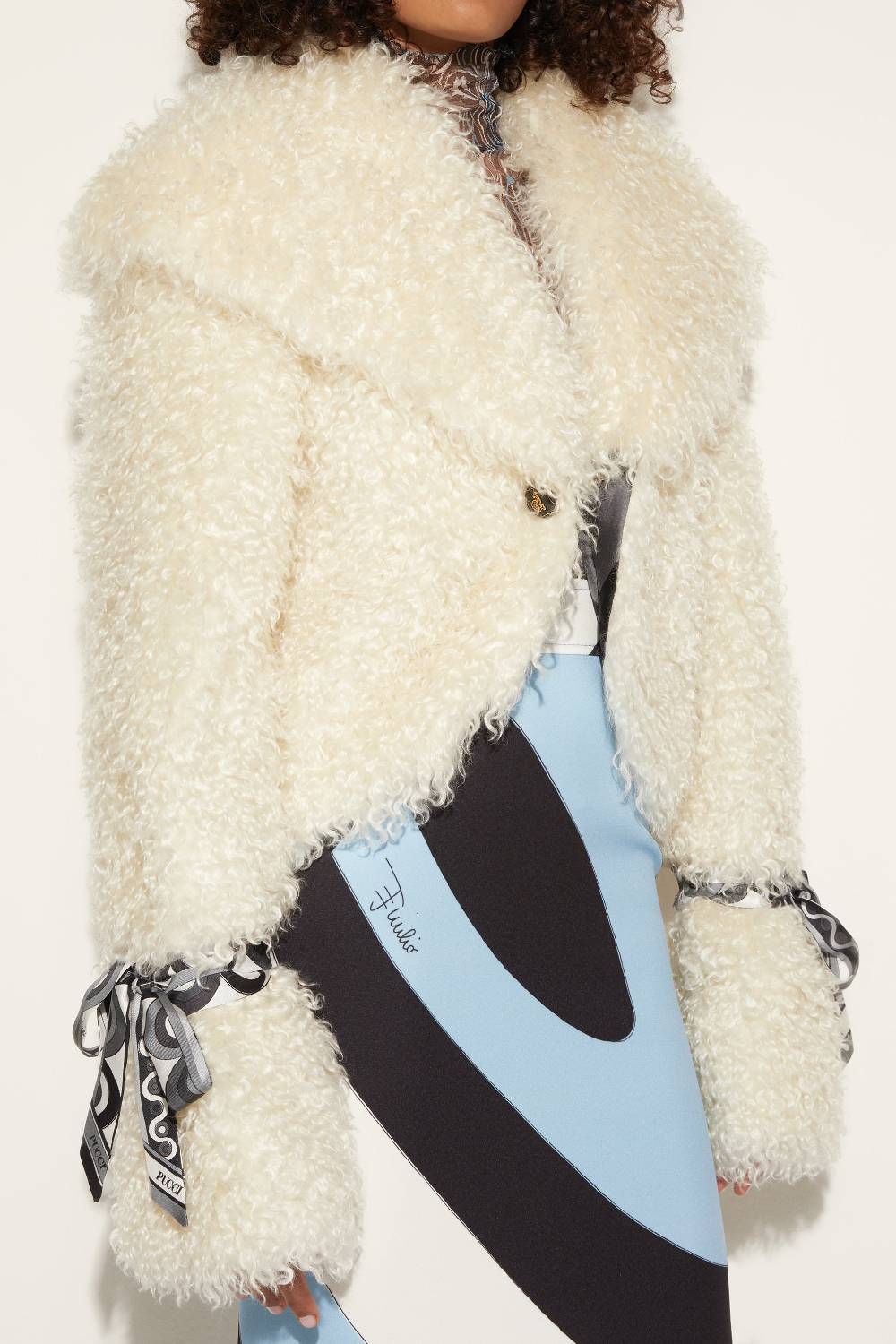 Pucci Cappotto in shearling sintetico Vendita calda