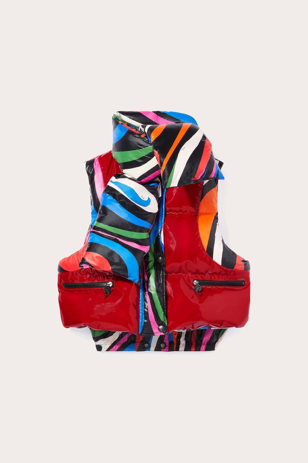 Pucci Gilet imbottito con stampa Marmo Grandi sconti
