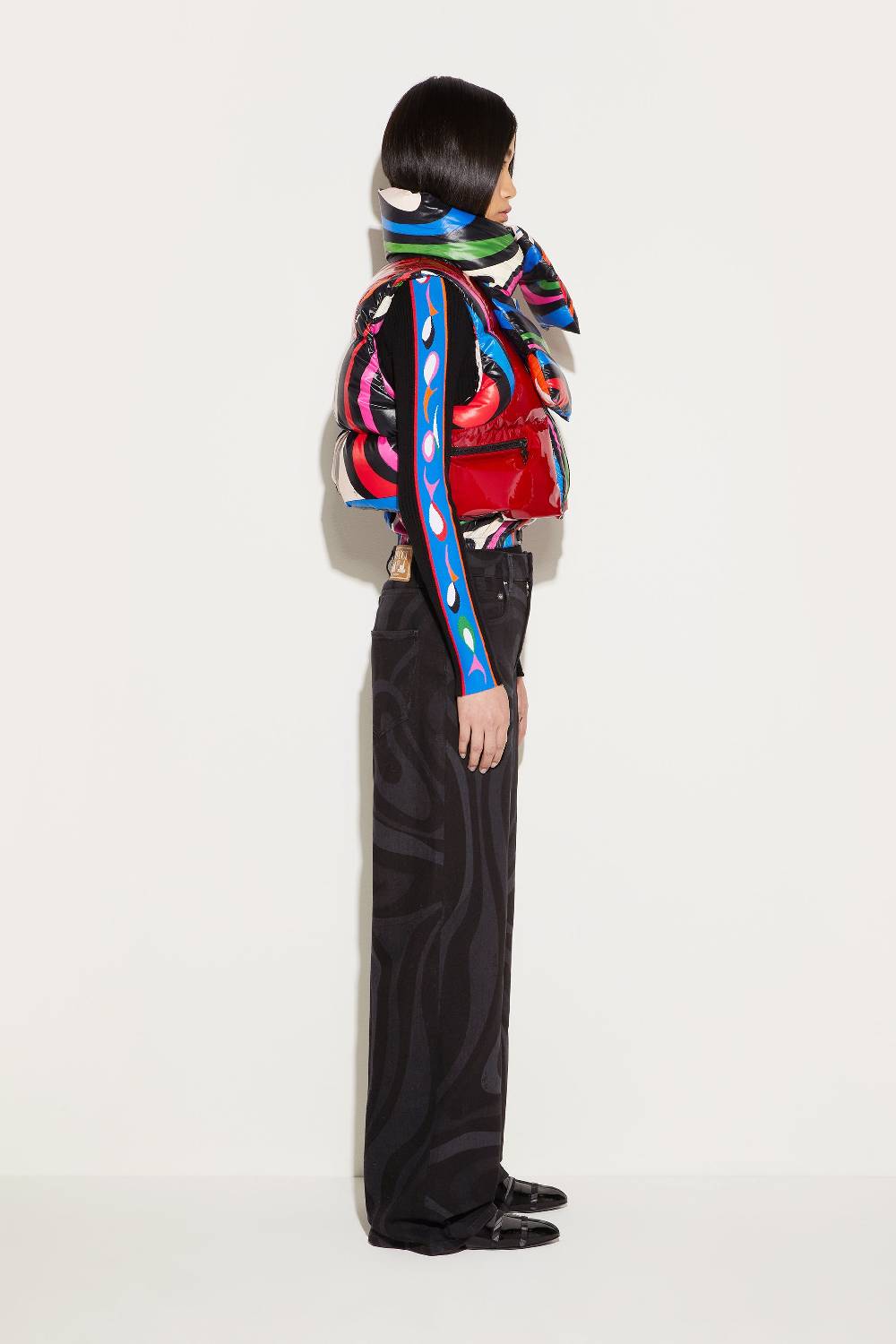 Pucci Gilet imbottito con stampa Marmo Grandi sconti