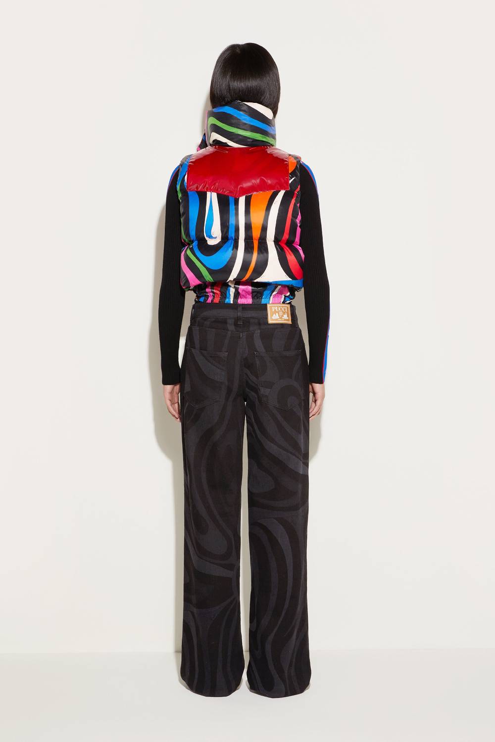 Pucci Gilet imbottito con stampa Marmo Grandi sconti
