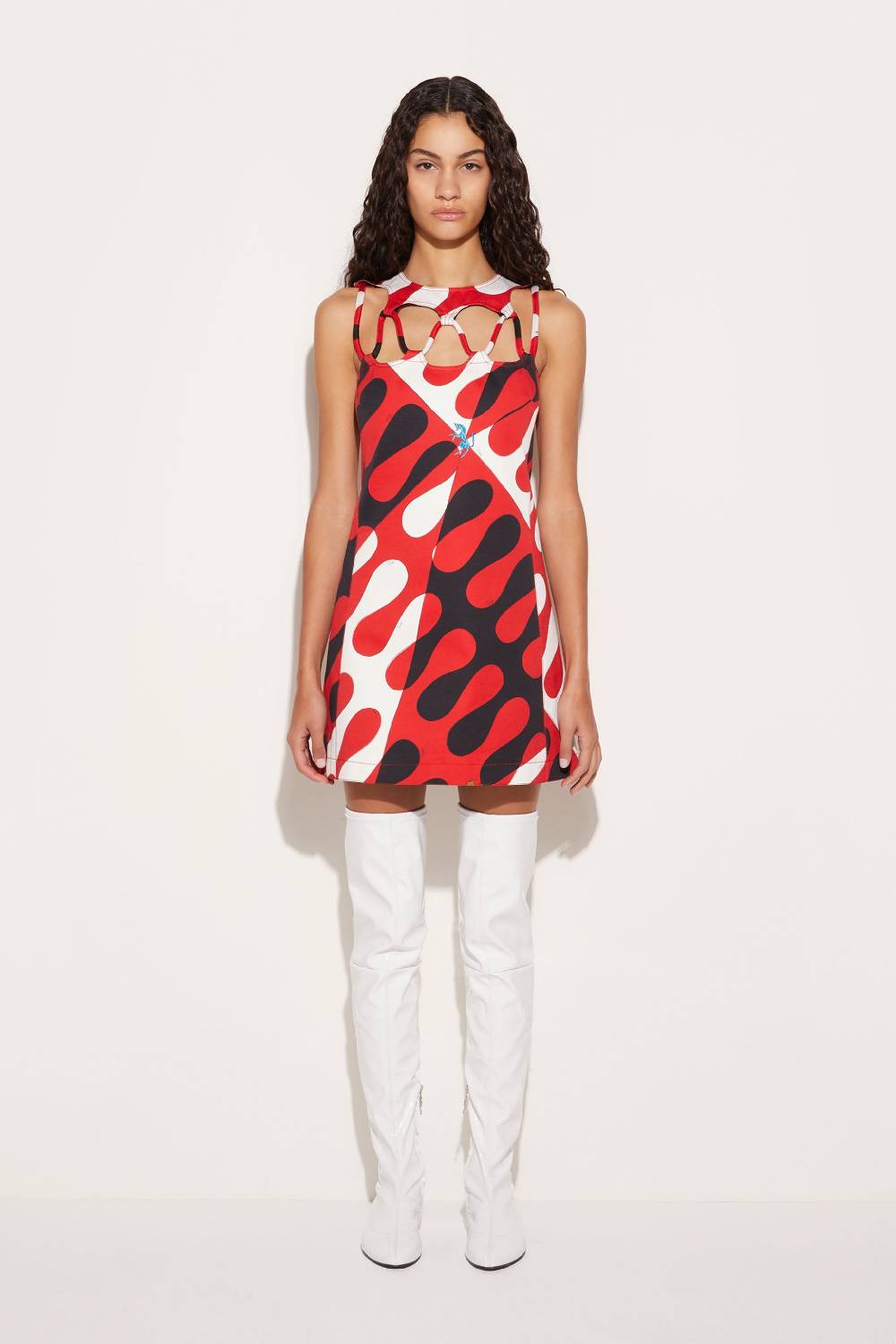 Pucci Mini abito con cut-out e stampa Leocorno Bestseller