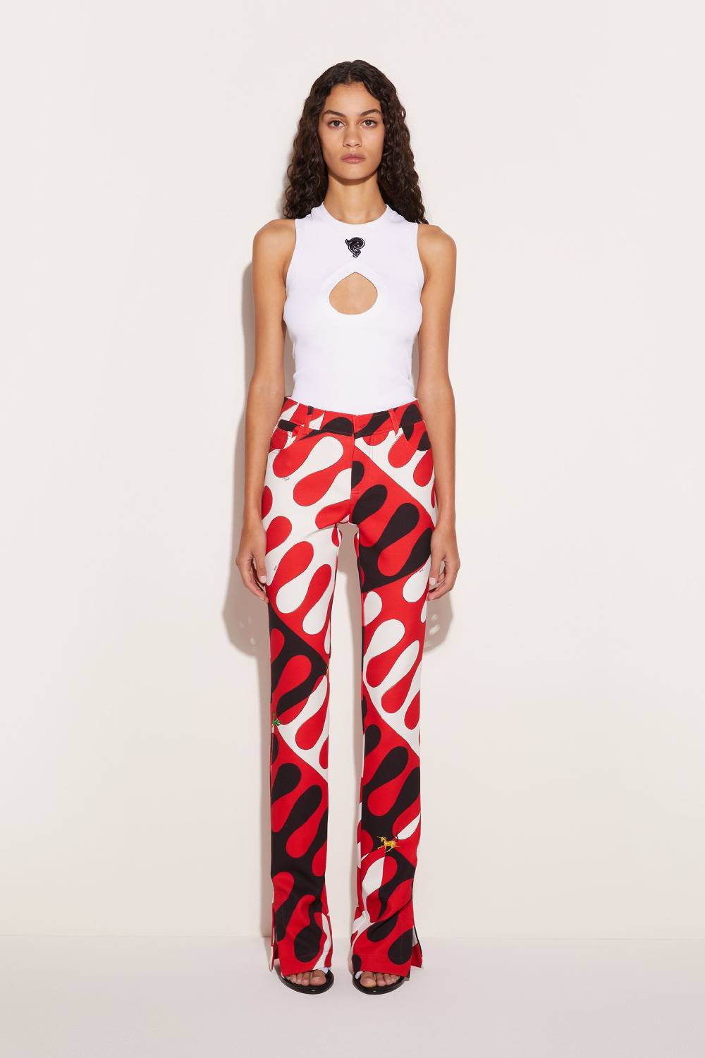 Pucci Pantaloni con stampa Leocorno Offerte stagionali