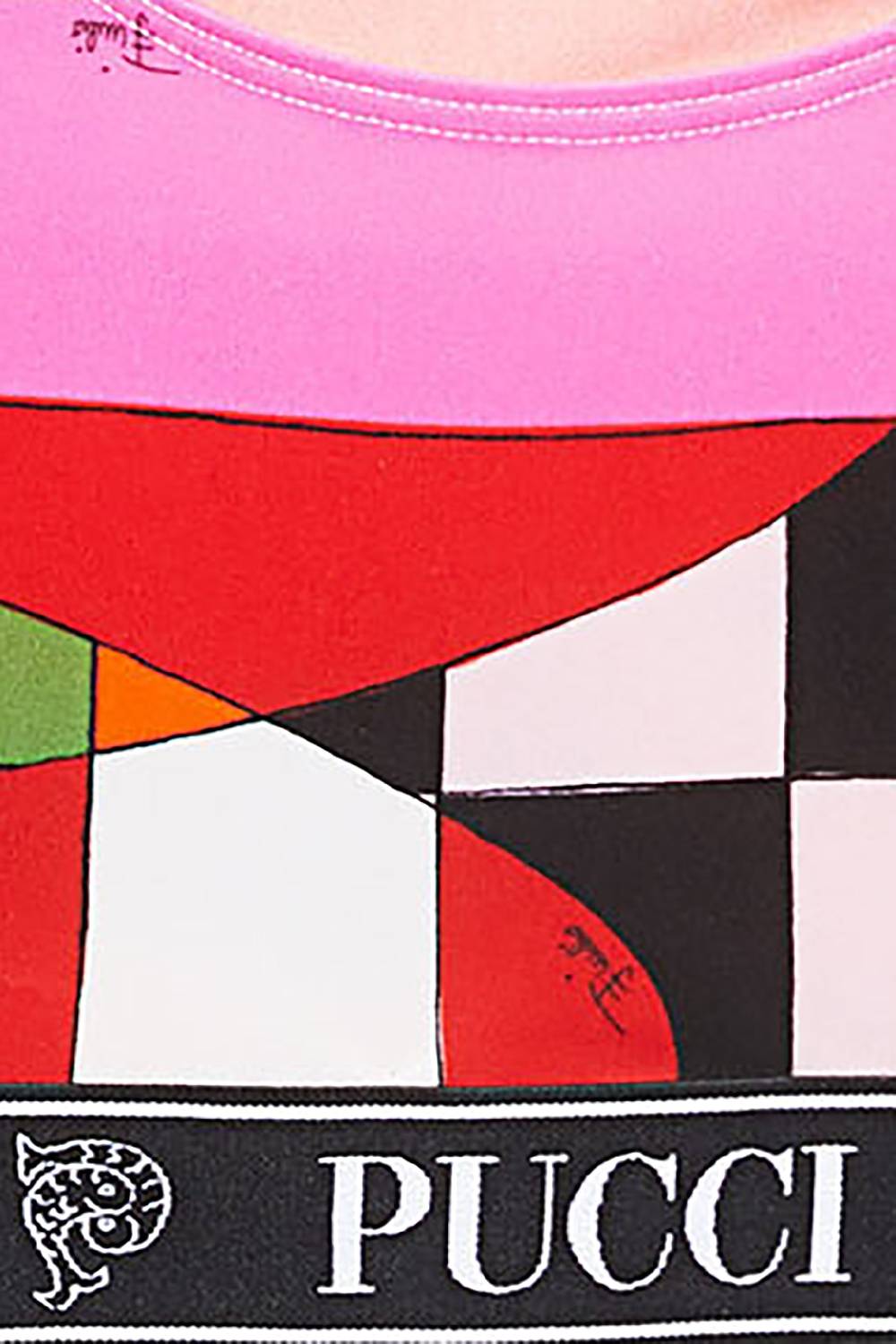 Pucci Crop top con stampa Giardino Prezzo basso